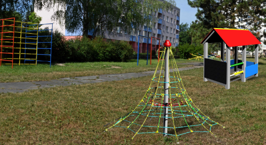 Školská záhrada pri MŠ Mudrochova, Rajec – rozšírenie outdoorových hracích prvkov