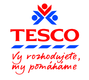 TESCO logo - Vy rozhodujete, my pomáhame
