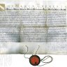 Listina kráľovnej Mária Terézia z roku 1749 v ktorej oslobodzuje mešťanov od platenia kráľovského mýta a miestneho poplatku v celej krajine.