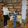 Pasovanie prvákov za čitateľov knižnice 2017 - KSŠ Rajec 1-A (6).JPG