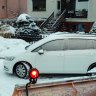 Zimná údržba v našom meste. Pohľad z kabíny odhŕňacieho auta.t-20190127_074045.jpg