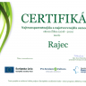 Certifikát – Najtransparentnejšia a najotvorenejšia samospráva okresu Žilina (2018-2019)